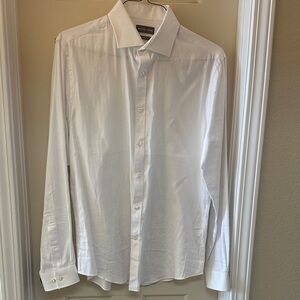 Michael Kors Men's White Dress Shirt